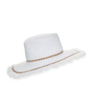 Havana Boater Hat, Peanut