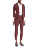Nopman Twill Two-Button Jacket, New Brick
