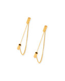 Bar Stud & Chain Earrings