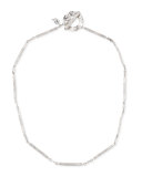 Serenity Silver Twig & Diamond Necklace