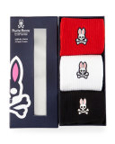 Three-Set Crew Sock Set