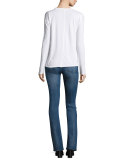 Mid-Rise Boot-Cut Jeans, Elma