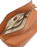 Large Puzzle Satchel Bag, Tan