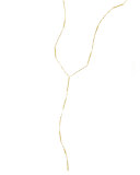14K Gold Mega Dash Lariat Necklace