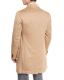 Camel-Hair Single-Breasted Topcoat