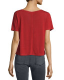 Le Crop Mini Boot-Cut Jeans, Preston