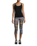 Emoji Capri Performance Leggings
