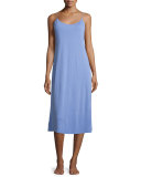 Shangri La Long Jersey Nightgown, Iris