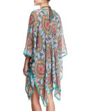 Renaissance Printed Kimono Coverup