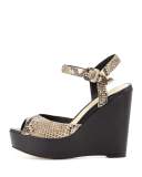 Python 110mm Wedge Sandal,