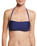 Striped Double-Dip Tank & Bandeau Swim Top