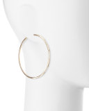 Expose 14K Gold & Diamond Hoop Earrings