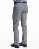 Five-Pocket Slim-Fit Denim Jeans, Light Gray