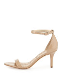 Patti Patent Naked Sandal, Nude