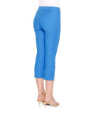 Mid-Rise Cropped Pants, Lapiz