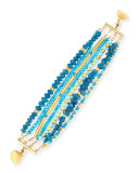 Turquoise & Apatite Beaded Bracelet