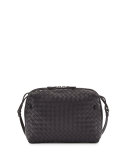 Intrecciato Messenger Bag, Navy