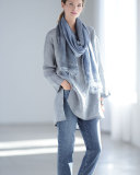Long Yarn-Dye Tunic, Petite