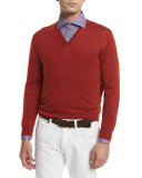 High-Performance Wool Sweater, Orange