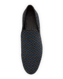 Sloane Men's Diamond-Print Loafer