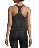 Step Tank Racerback Top, Charcoal
