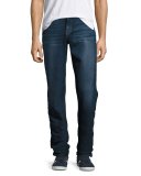 The Classic Straight-Leg Stretch-Denim Jeans, Blue