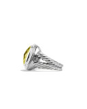 Albion Ring with Lemon Citrine and Diamonds