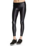 Lustrous Shiny Athletic Leggings