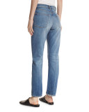 Vintage Straight-Leg Jeans, Calico