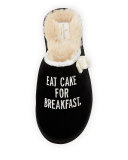 berry speech slipper, black