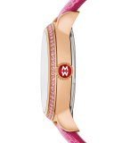 Seaside Starfish Dial Watch with Diamonds, Miami Pink
