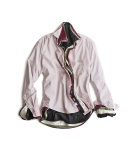 Eileen Button-Front Shirt, Stone