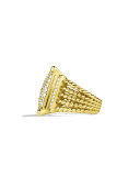 Wheaton Ring with Diamonds in Gold