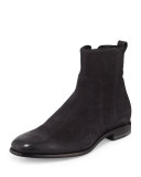 Andes Leather Ankle Boot, Black