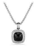 Albion Pendant with Black Onyx and Diamonds