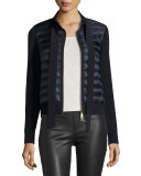 Tie-Front Down Cardigan