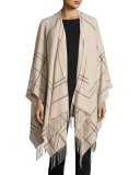 Wool-Blend Twill Graph Serape 