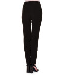 Mid-Rise Skinny Pants, Black