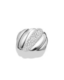 Hampton Cable Ring with Diamonds