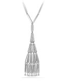 Stax Fringe Pendant Necklace with Diamonds