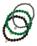 Beaded Bracelet Sets with Charms