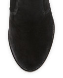 Dalton Suede Western Bootie, Black