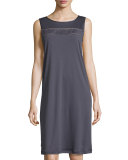 Franca Tank Nightgown, Purple Grey