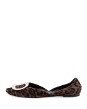 Ballerine Chips d'Orsay Flat, Leopard