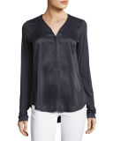 Go Zippy Redux Silky Blouse 