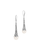 Dot Diamond Earrings with Pearls