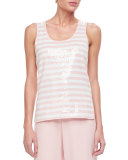 Sequin Stripe Tank, Petite