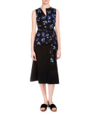 High-Waist Trumpet Skirt, Black