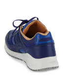 Men's ML530 Leather Trainer Sneaker, Blue/Brown