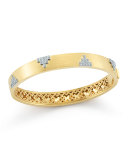 Empire Motif Diamond Bangle 